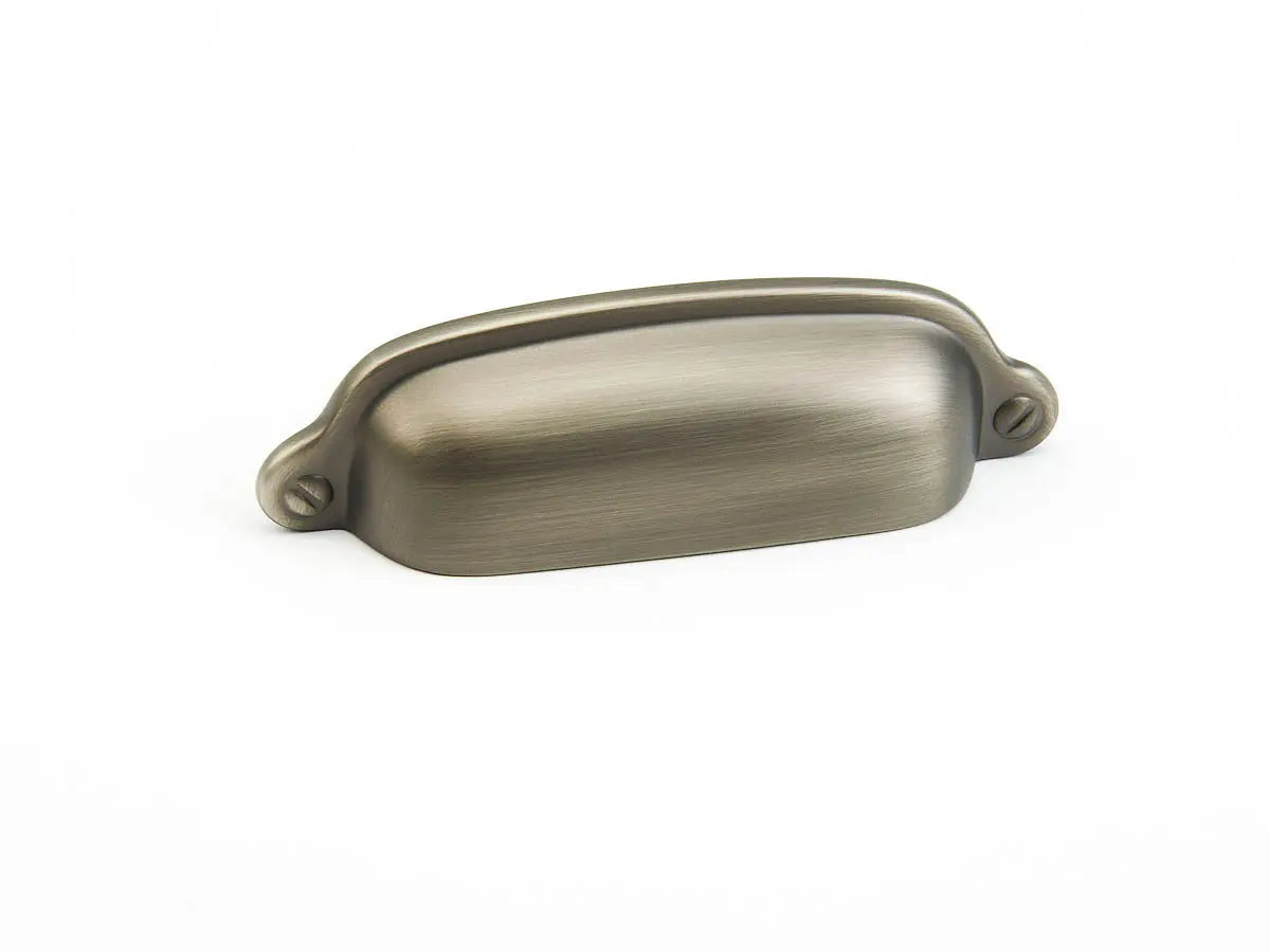 Schaub Country, Cup Pull, Antique Nickel, 3" cc Schaub Hentell Schaub
