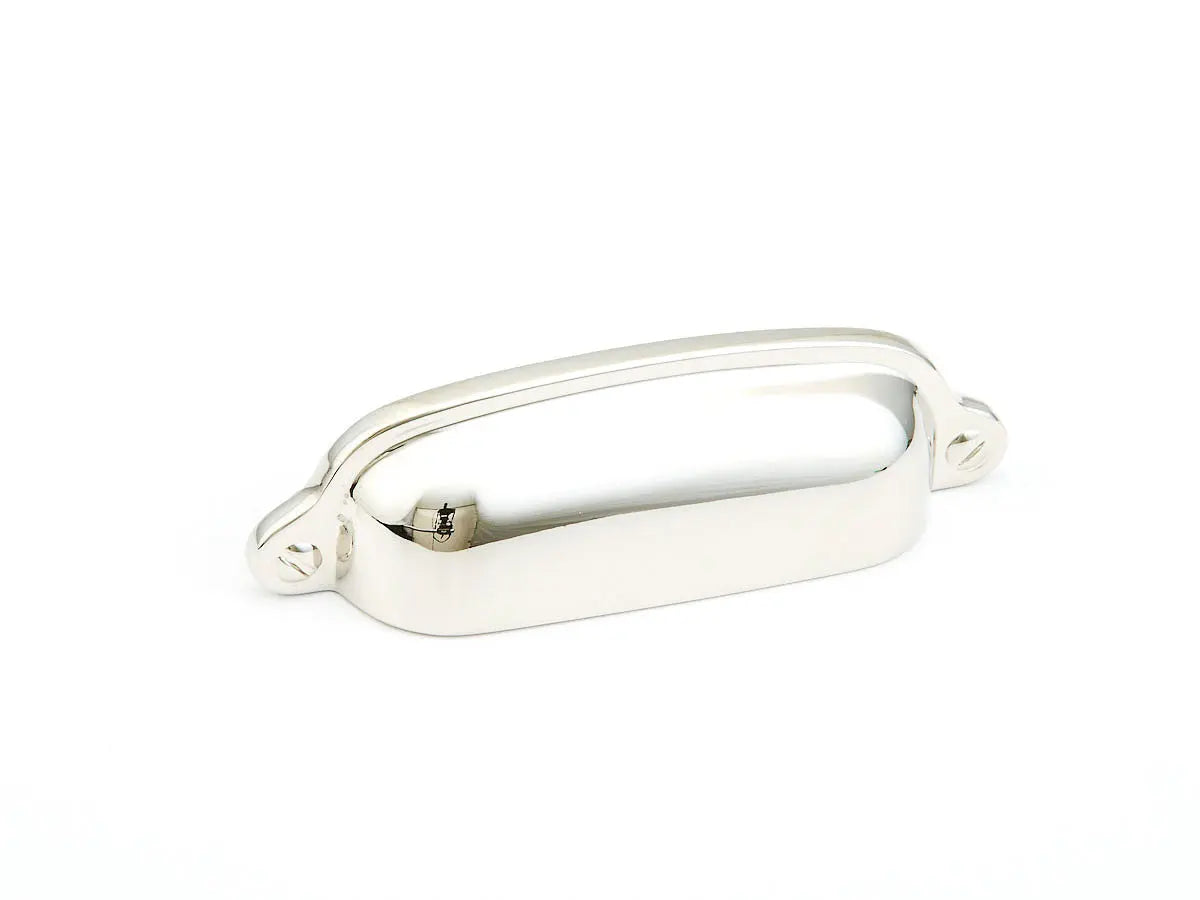 Schaub Country, Cup Pull, Polished Nickel, 3" cc Schaub Hentell Schaub