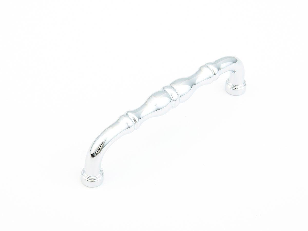 Schaub Colonial, Pull, Polished Chrome, 4" cc Schaub Hentell Schaub