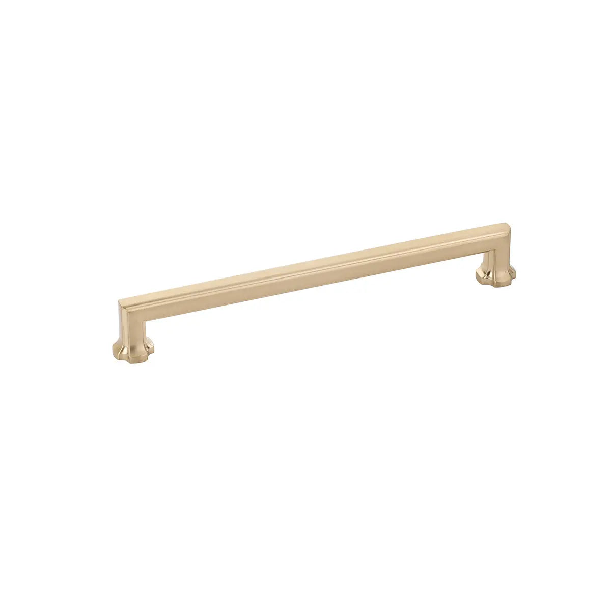 Schaub Empire, Pull, Signature Satin Brass, 8" cc Schaub Hentell Schaub