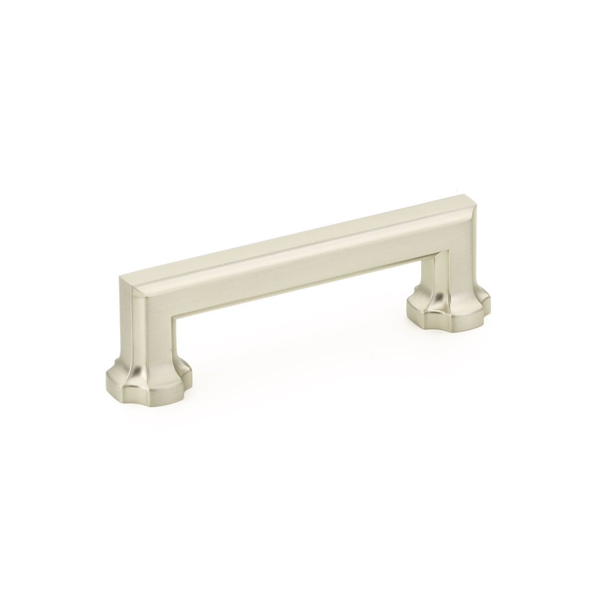 Schaub Empire, Pull, 3-1/2" cc, Satin Nickel Schaub Hentell Schaub
