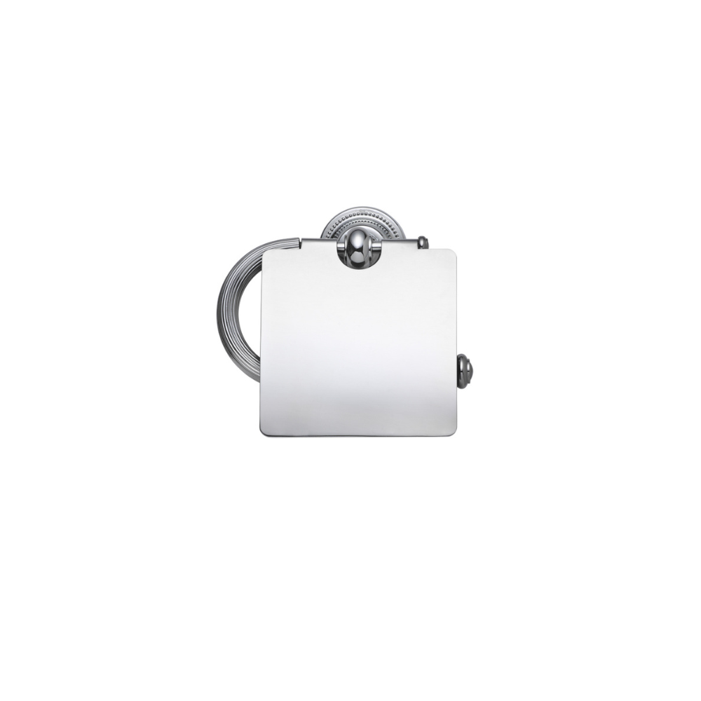 Vista D'oro Antik Toilet Roll Holder with Lid - Hentell