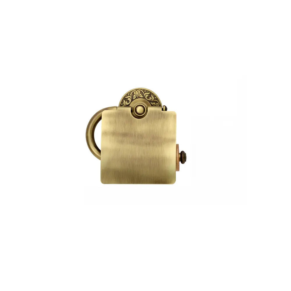 Vista D'oro Bloss Toilet Roll Holder with Lid - Hentell