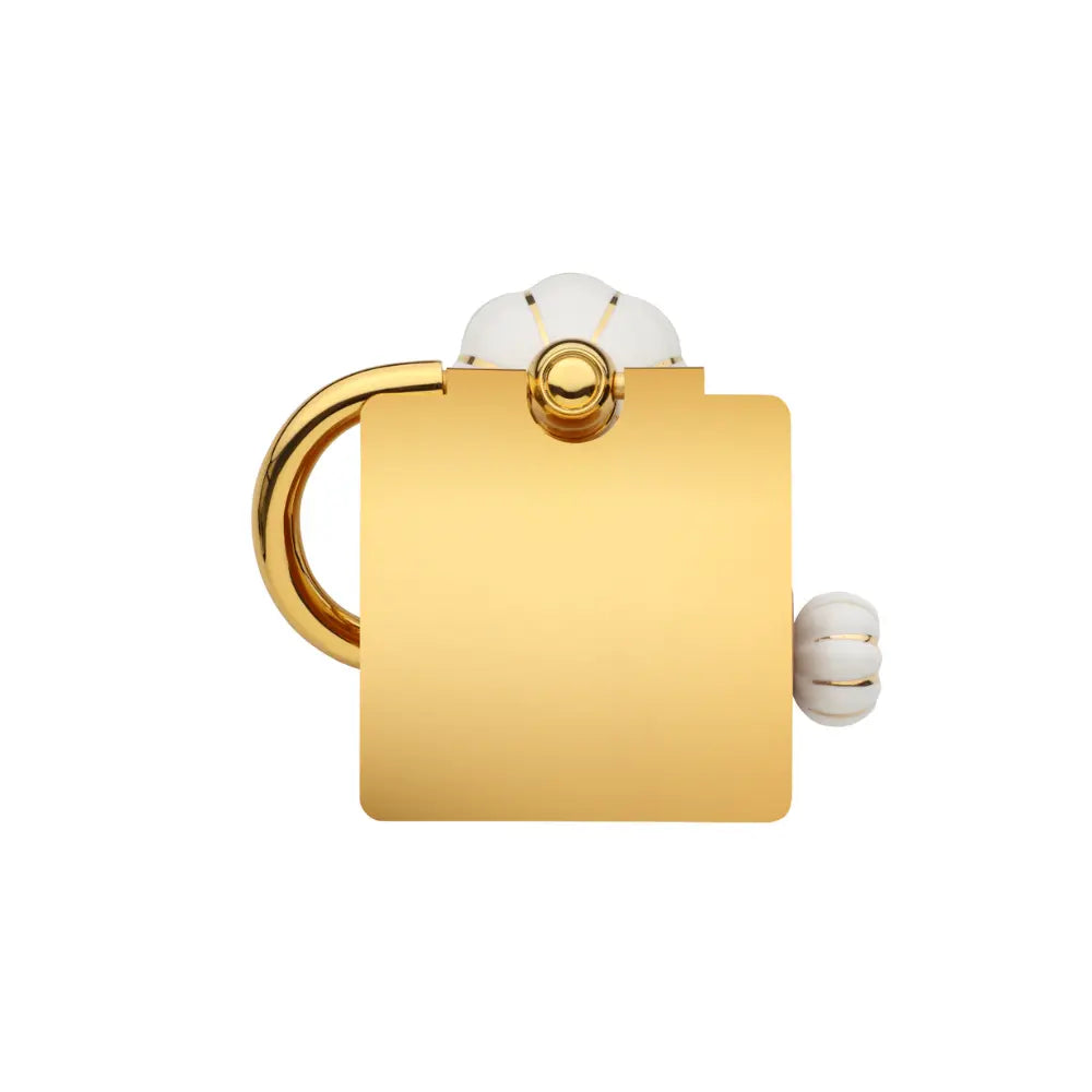 Vista D'oro Asin Toilet Roll Holder with Lid - Hentell