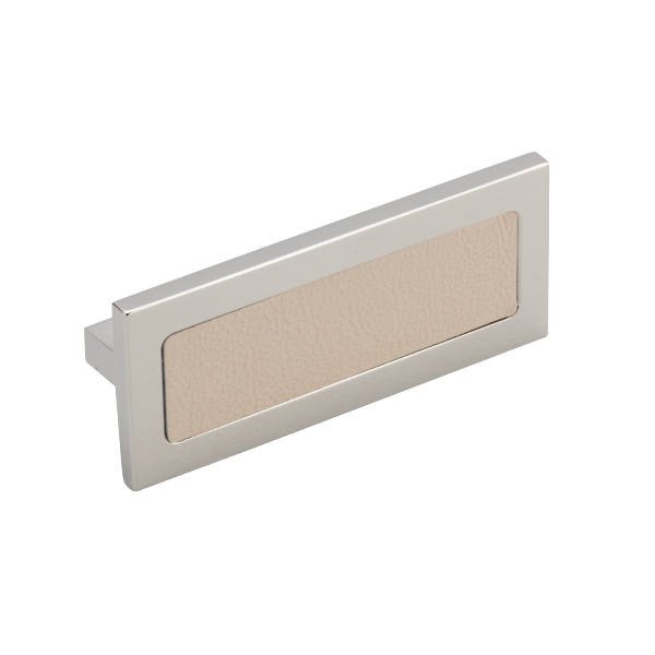 Tanners Craft Leather Accented T-shaped Cabinet Pull