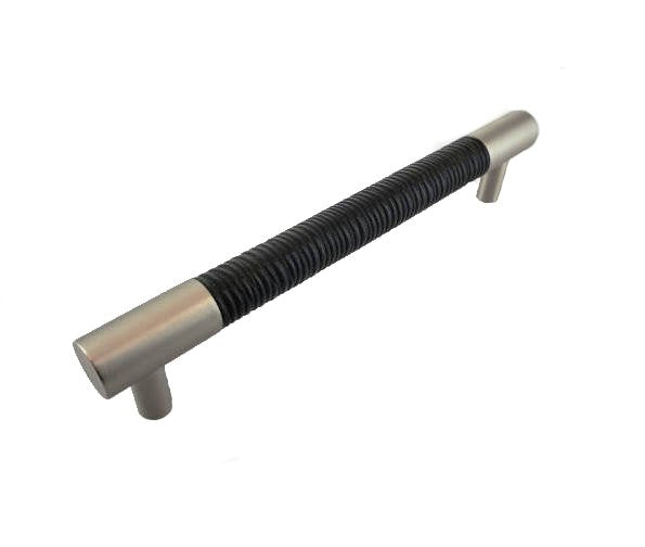 Tanners Craft Leather Accented Round Appliance Pull