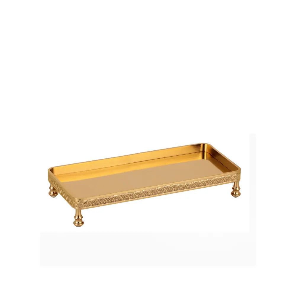 Vista D'oro Bloss Patterned, Framed and Footed Tray - Hentell