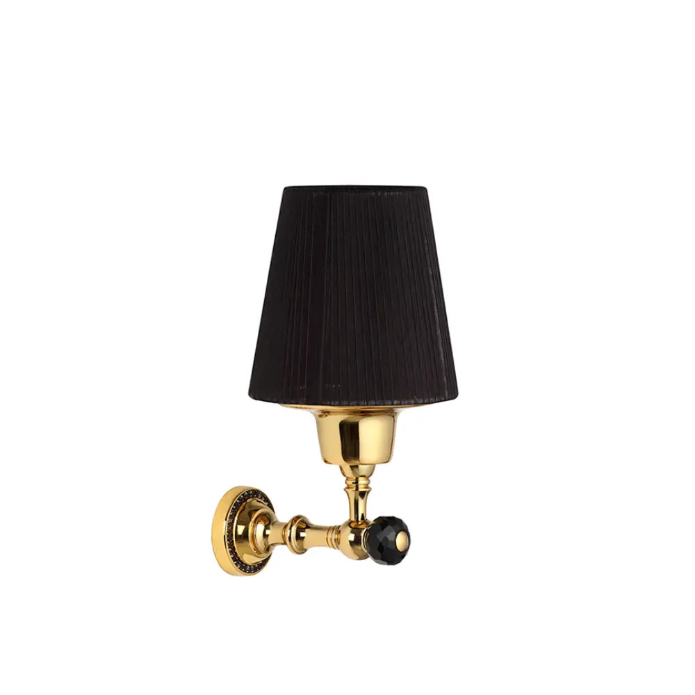 Vista D'oro Almira Sconce with Tulle - Black Crystal - Hentell