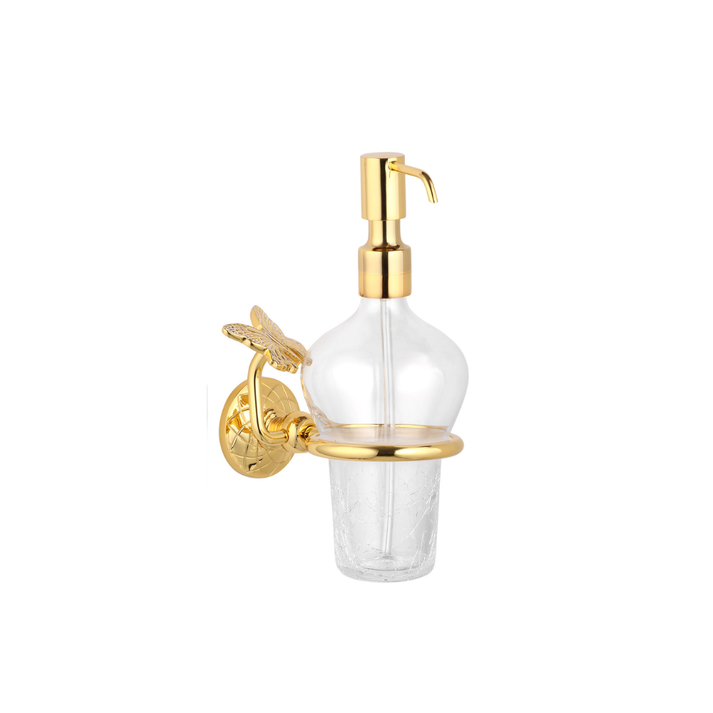 Vista D'oro Butterfly Wall-Mounted Soap Dispenser - Hentell