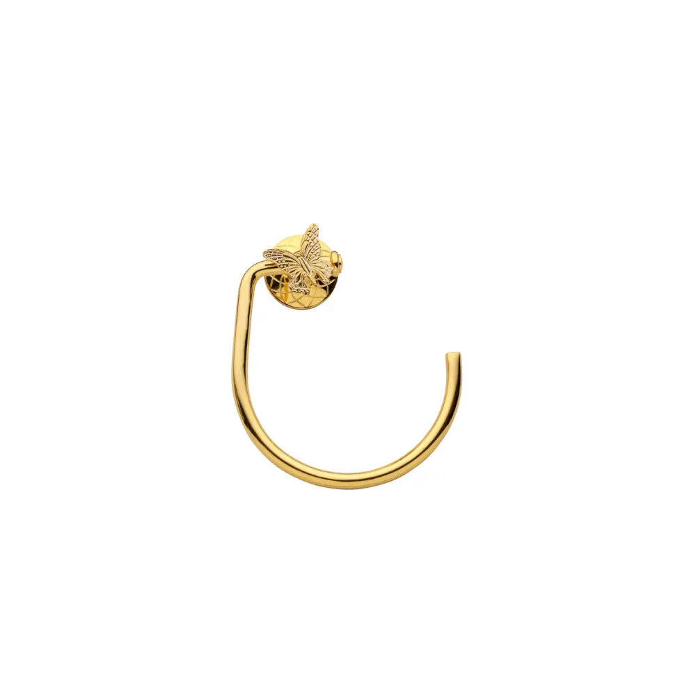 Vista D'oro Butterfly Towel Ring - Hentell