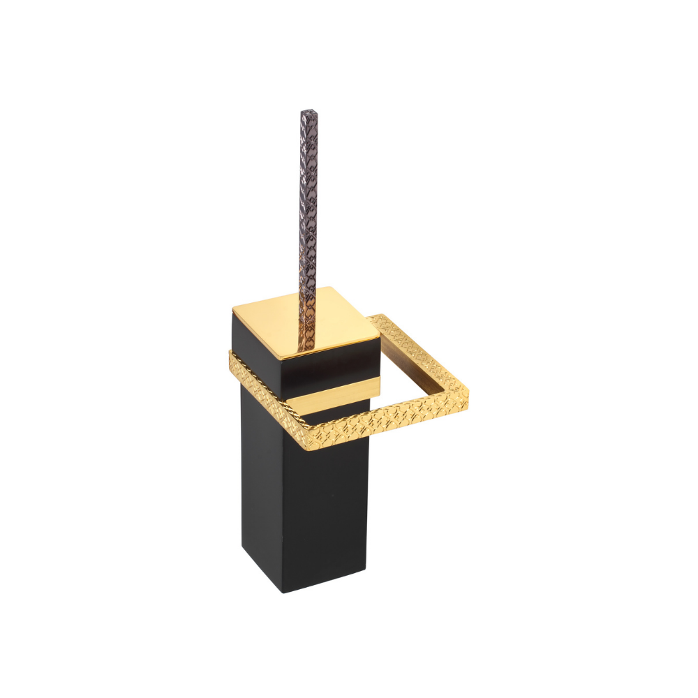 Vista D'oro Frame Patterned Wall Mounted Toilet Brush - Hentell