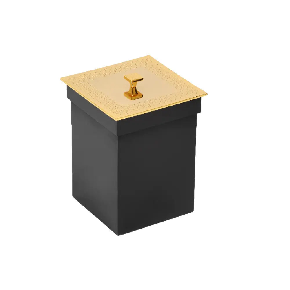 Vista D'oro Square Patterned Waste Bin - Hentell