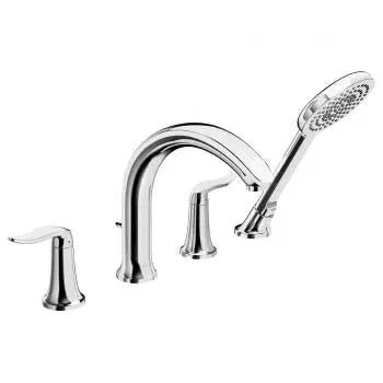 Style 4-hole roman tub trim kit, chrome
