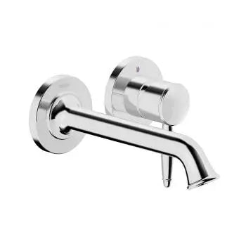 Classic 2-hole in-wall for wash basin, chrome