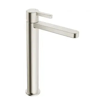 Edge one-hole single-lever vessel mixer, brushed nickel