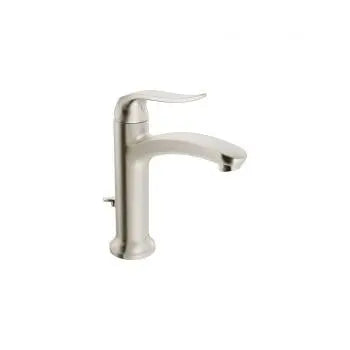 Style one-hole single-lever basin mixer, brushed nickel