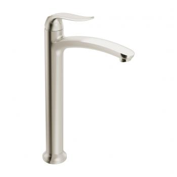 Style one-hole single-lever vessel mixer, brushed nickel