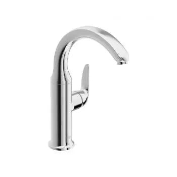 Style single-hole side-lever basin mixer, chrome