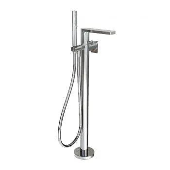 Strata free standing mixer for tub, chrome