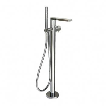 Lana free standing mixer for tub, chrome