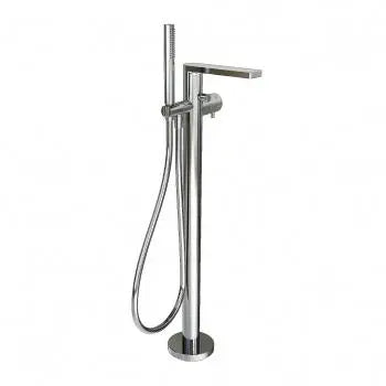 Lana free standing mixer for tub, chrome
