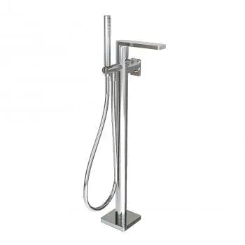 Strata X free standing mixer for tub, chrome