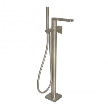 Strata X free standing mixer for tub, brushed nickel