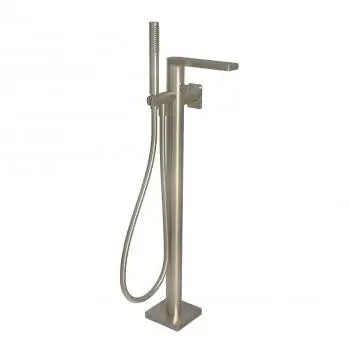 Strata X free standing mixer for tub, brushed nickel