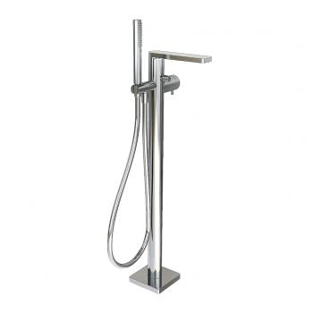 Lana X free standing mixer for tub, chrome