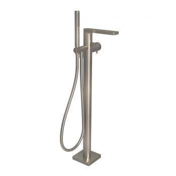 Lana X free standing mixer for tub, brushed nickel