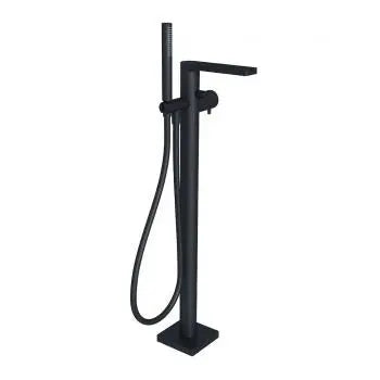 Lana X free standing mixer for tub, matte black