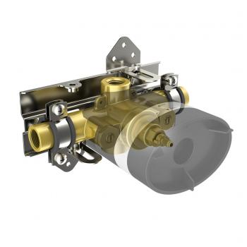 thermostatic valve rough-in, with in2itiv rough-in mounting system