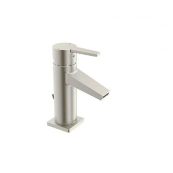 Riva X single-lever basin mixer, brushed nickel