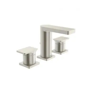 Strata X widespread, brushed nickel