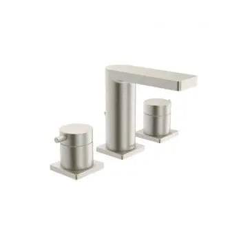 Lana X widespread, brushed nickel