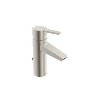 Riva single-lever basin mixer, brushed nickel