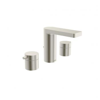 Lana widespread, brushed nickel