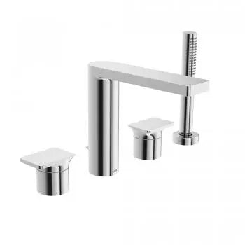 Strata 4-hole roman tub trim kit, chrome