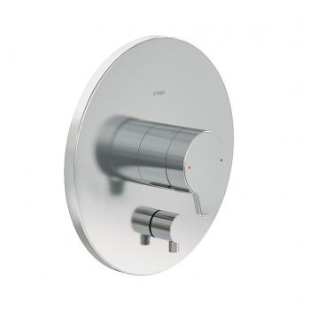 Riva pressure balance valve trim kit, with manual diverter, chrome