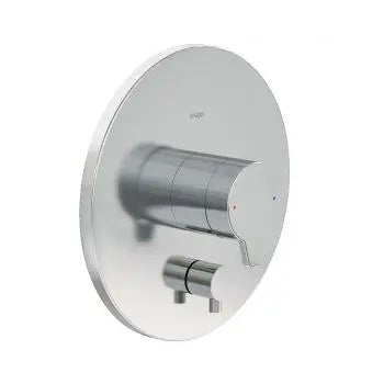 Riva pressure balance valve trim kit, with manual diverter, chrome