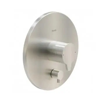 Riva pressure balance valve trim kit, with manual diverter, brushed nickel
