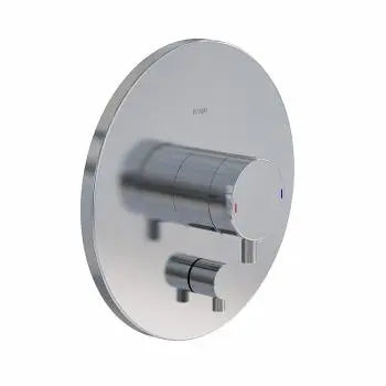 Lana pressure balance valve trim kit, with manual diverter, chrome