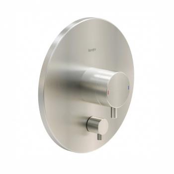 Lana pressure balance valve trim kit, with manual diverter, brushed nickel