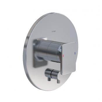 Strata pressure balance valve trim kit, with manual diverter, chrome