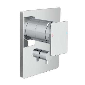 Strata X pressure balance valve trim kit, with manual diverter, chrome