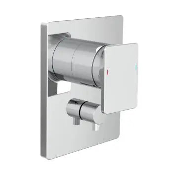 Strata X pressure balance valve trim kit, with manual diverter, chrome