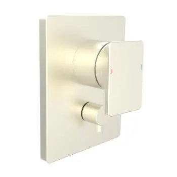 Strata X pressure balance valve trim kit, with manual diverter, brushed nickel