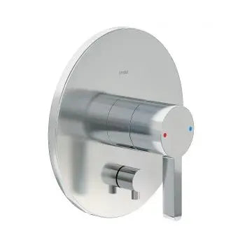 Edge pressure balance valve trim kit, with manual diverter, chrome