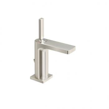 Strata X single-lever joystick basin mixer, brushed nickel