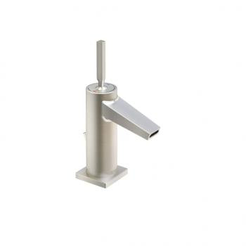 Riva X single-lever joystick basin mixer, brushed nickel